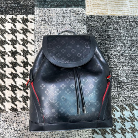 Christian Louboutin Explorafunk Backpack Calf Leather CL Monogram Black