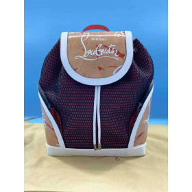 Christian Louboutin Explorafunk Backpack Mesh and Leather Multicolor