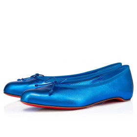 Christian Louboutin Flat Soniettina Alize/lin Alize Leather