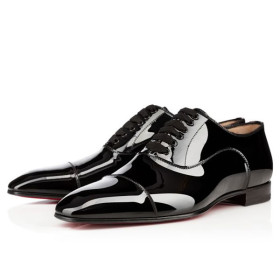 Christian Louboutin Greggo Black Patent Leather