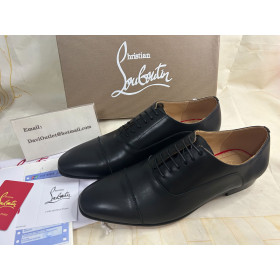 Christian Louboutin Greggo Flat Black Calf