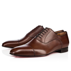 Christian Louboutin Greggo Havane Brown Calf