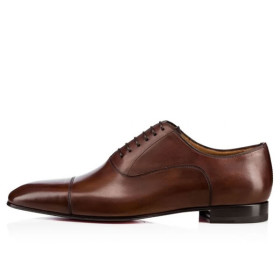 Christian Louboutin Greggo Havane Brown Calf