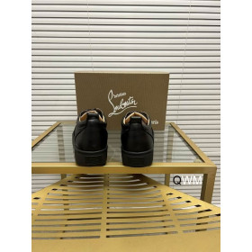 Christian Louboutin Happyrui Flat Sneakers Calfskin Black
