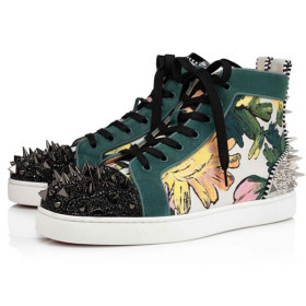 Christian Louboutin High top Lou Pik Pik Strass Orlato Version Multi Fabric