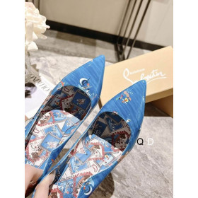 Christian Louboutin Hot Chick Pumps 100mm Loubi Odyssey Patent Leather Multicolor