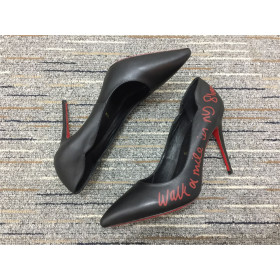 Christian Louboutin Hottie Walkie Pumps 100mm 'Walk a Mile' Nappa Leather Black