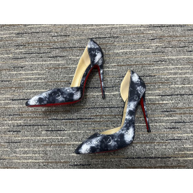 Christian Louboutin Iriza Pumps 100mm Printed Denim