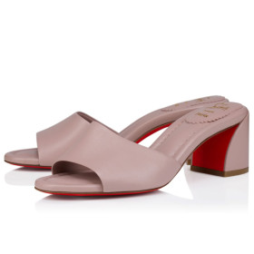Christian Louboutin Jane Mule 55mm Mules Nappa Leather Vintage Rose