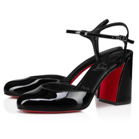 Christian Louboutin Jane Pump 55mm Patent Calf Leather Black