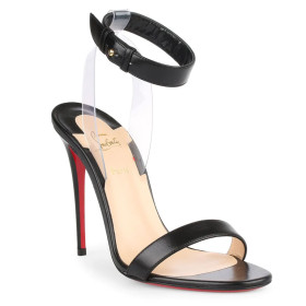 Christian Louboutin Jonatina Sandal 100 Nappa Leather Black