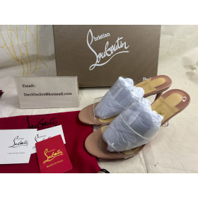 Christian Louboutin Just Nothing 85 Mm Sandals Patent Leather And Tpu Blush