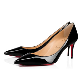 Christian Louboutin Kate 80 mm Pumps Patent Calf Leather Black