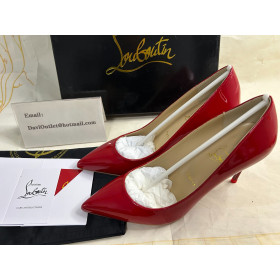 Christian Louboutin Kate 80 mm Pumps Patent Calf Leather Red