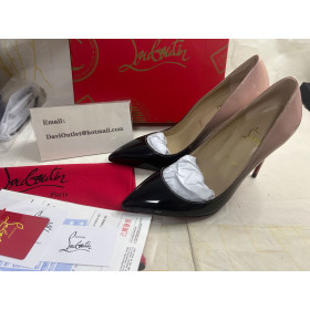 Christian Louboutin Kate Pumps 100 mm Patent Leather Degrade Black Nude