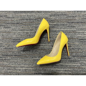 Christian Louboutin Kate Pumps 85mm Patent Leather Yellow