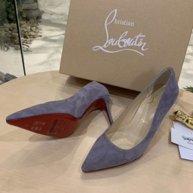 Christian Louboutin Kate Pumps Veau Velours Smoke