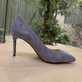 Christian Louboutin Kate Pumps Veau Velours Smoke
