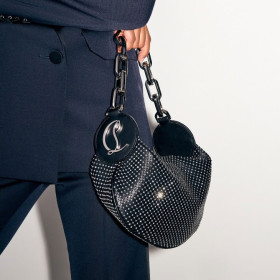 Christian Louboutin Le 54 Chain Bag Nappa Leather Black