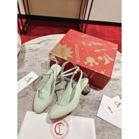 Christian Louboutin Lipsita Jane Patent Leather Mary Jane Pumps 55 Mint