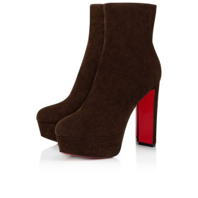 Christian Louboutin Loo Booty 130 mm Low Boots Veau velours Cosme