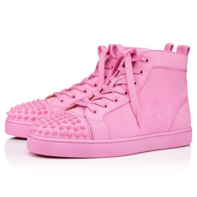 Christian Louboutin Lou Spikes Orla Confettis/confettis Mat Suede Leather
