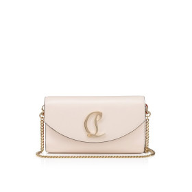 Christian Louboutin Loubi54 Wallet On Chain Calf Leather Leche