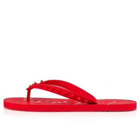 Christian Louboutin Loubi Rubber Flip Flop