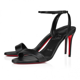 Christian Louboutin Loubigirl 85 Mm Sandals Nappa Leather Black