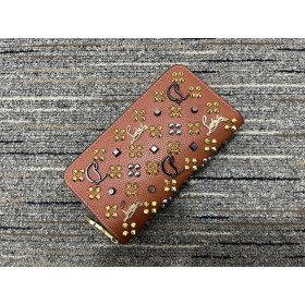 Christian Louboutin Loubinthesky Panettone Wallet Calfskin Brown