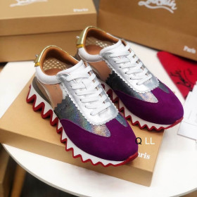 Christian Louboutin Loubishark Sneakers Leather And PVC Multicolor