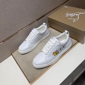 Christian Louboutin Louis Junior Men Low-top Sneakers Calfskin White