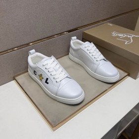 Christian Louboutin Louis Junior Men Low-top Sneakers Calfskin White