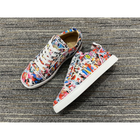Christian Louboutin Louis Junior Orlato Oh Xtian Women Sneakers Calf Leather Multi