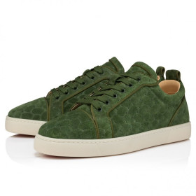 Christian Louboutin Louis Junior Sneakers Braided Leather Vertlaine