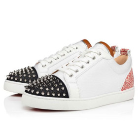 Christian Louboutin Louis Junior Spikes Orlato Version Multi Fabric