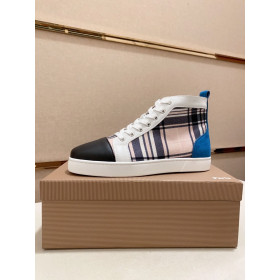 Christian Louboutin Louis Orlato High-Top Sneakers Multicolor
