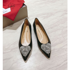 Christian Louboutin Love Kate Flats Nappa Leather Black