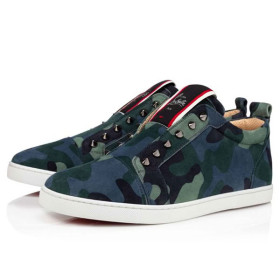 Christian Louboutin Low-top F.A.V Fique A Vontade Multi Veau Velours Sneaker