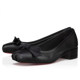 Christian Louboutin Mamaflirt 30 Mm Ballerinas Nappa Leather Black