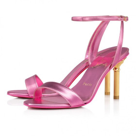 Christian Louboutin Mascasandal 85 Mm Sandals Iridescent Leather Glam