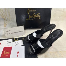 Christian Louboutin Me Dolly 100 Mm Mules Patent Calf Black