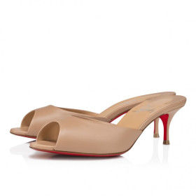 Christian Louboutin Me Dolly 55 Mm Mules Nappa Leather Blush