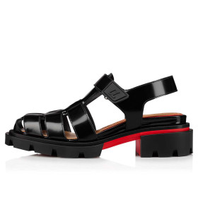 Christian Louboutin Meduzz Sandals Calf Leather Black