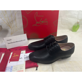 Christian Louboutin Men Oxfords Calf Leather Black