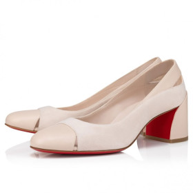 Christian Louboutin Miss Duvette 55 Mm Pumps Nappa Leather Leche