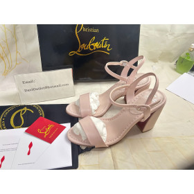 Christian Louboutin Miss Jane Sandal 85 Mm Sandals Nappa Leather Leche