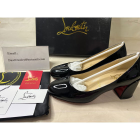Christian Louboutin Miss Sab 55 Mm Pumps Patent Calf Black