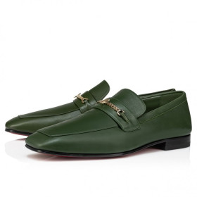 Christian Louboutin Mj Moc Loafers Men Calf Leather Vertlaine