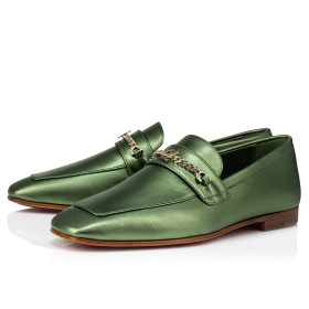 Christian Louboutin Mj Moc Loafers Nappa Leather Vertlaine